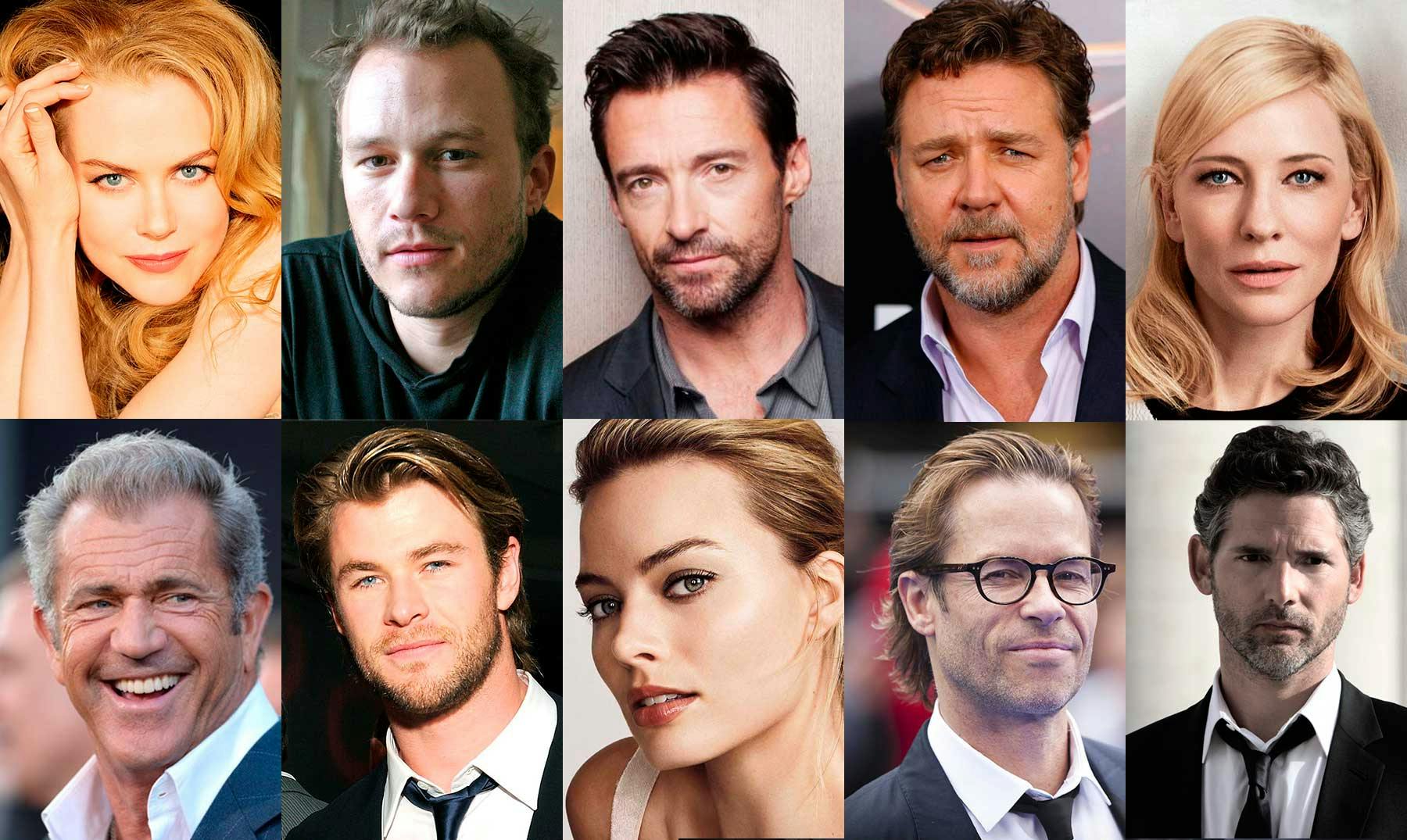 Los 10 actores australianos más famosos de Hollywood