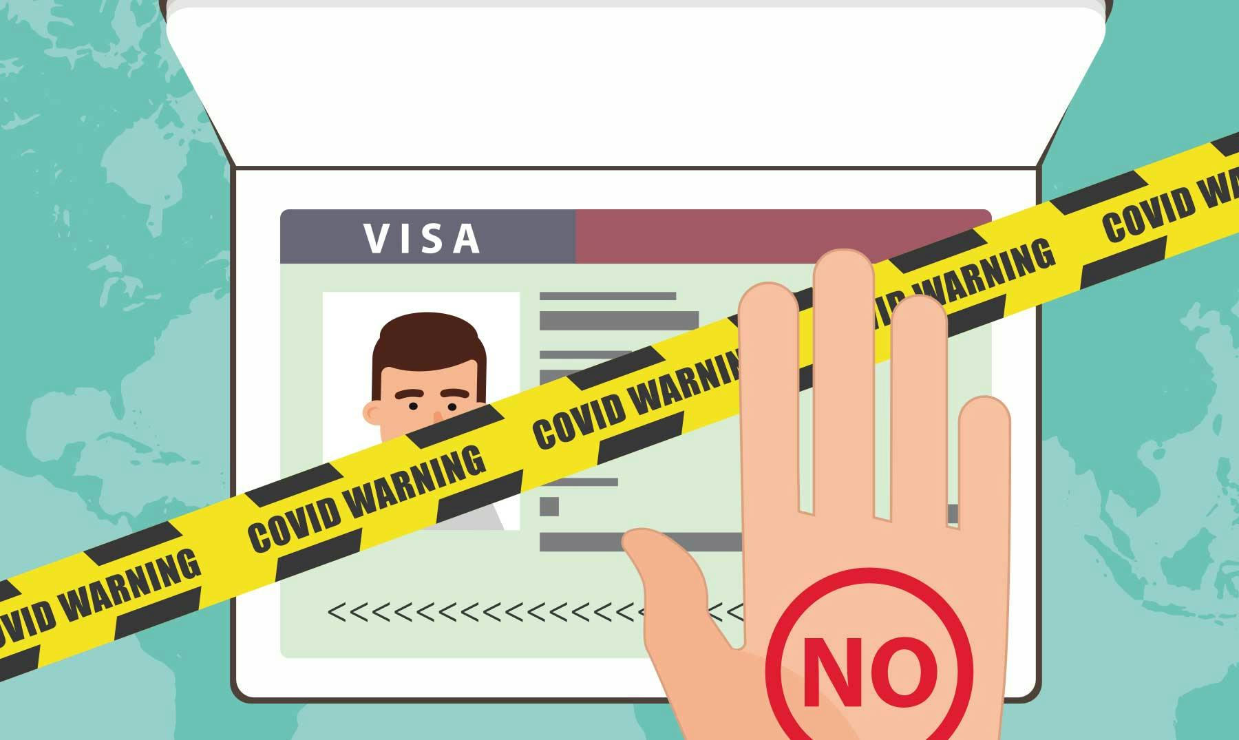 Prohibiciones de viaje y el estatus de las visas para Australia debido al COVID-19