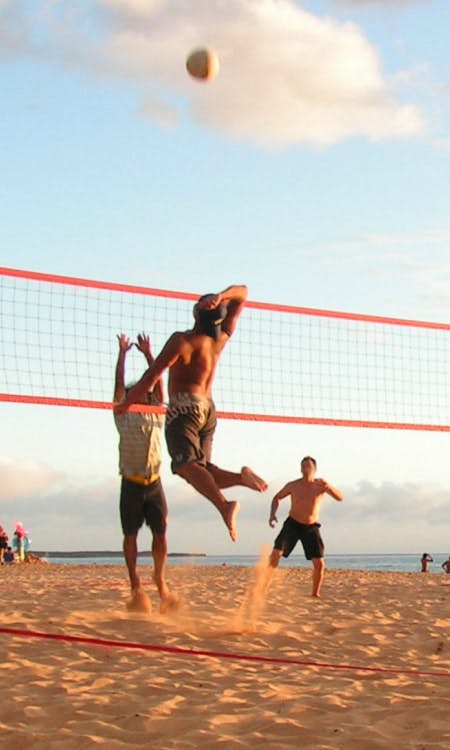 Volley en la playa